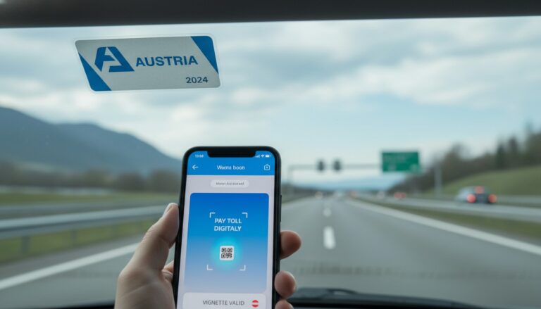 Vignette für Österreich: Preise, Kauforte und digitale Alternativen 2024